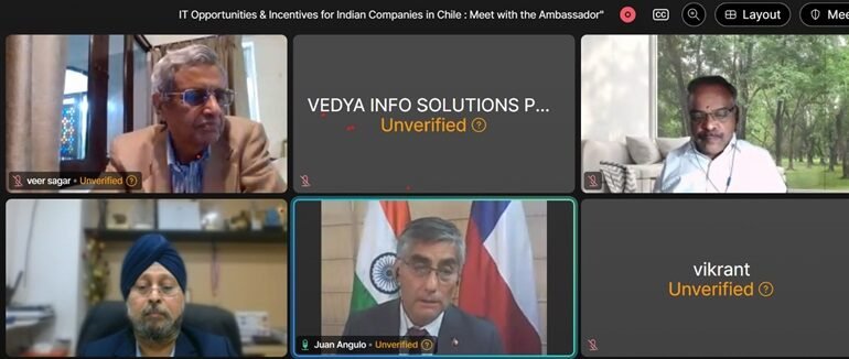 Shreyas Webmedia Solutions participates in the webinar “IT Opportunities for Indian Companies in Chile: A Pathway to New Horizons,” hosted by ESC, India