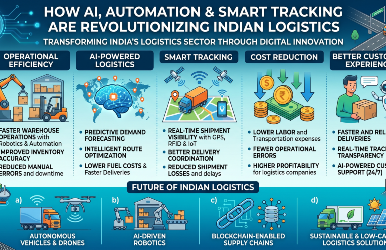 The Transformative Benefits of AI, Automation, and Smart Tracking in Indian Logistics