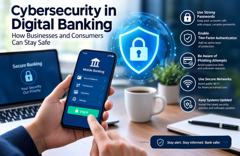 Cybersecurity in Digital Banking: How Businesses and Consumers Can Stay Safe